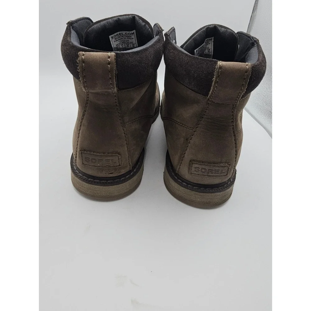 SOREL Madson II Moc Toe Laced Waterproof Work Leather Boots Mens Sz 12